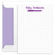 Dotted Grid Flat Note Cards Image 2 of 6